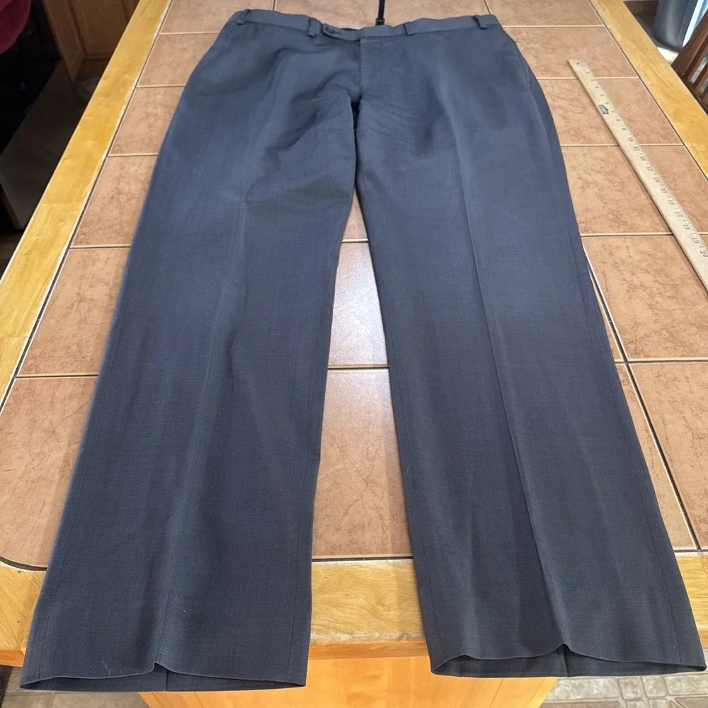 Calvin‎ Klein 2-Piece Suit Mens 48R Pants 38 x 32 Gray Extreme Slim Fit Blazer